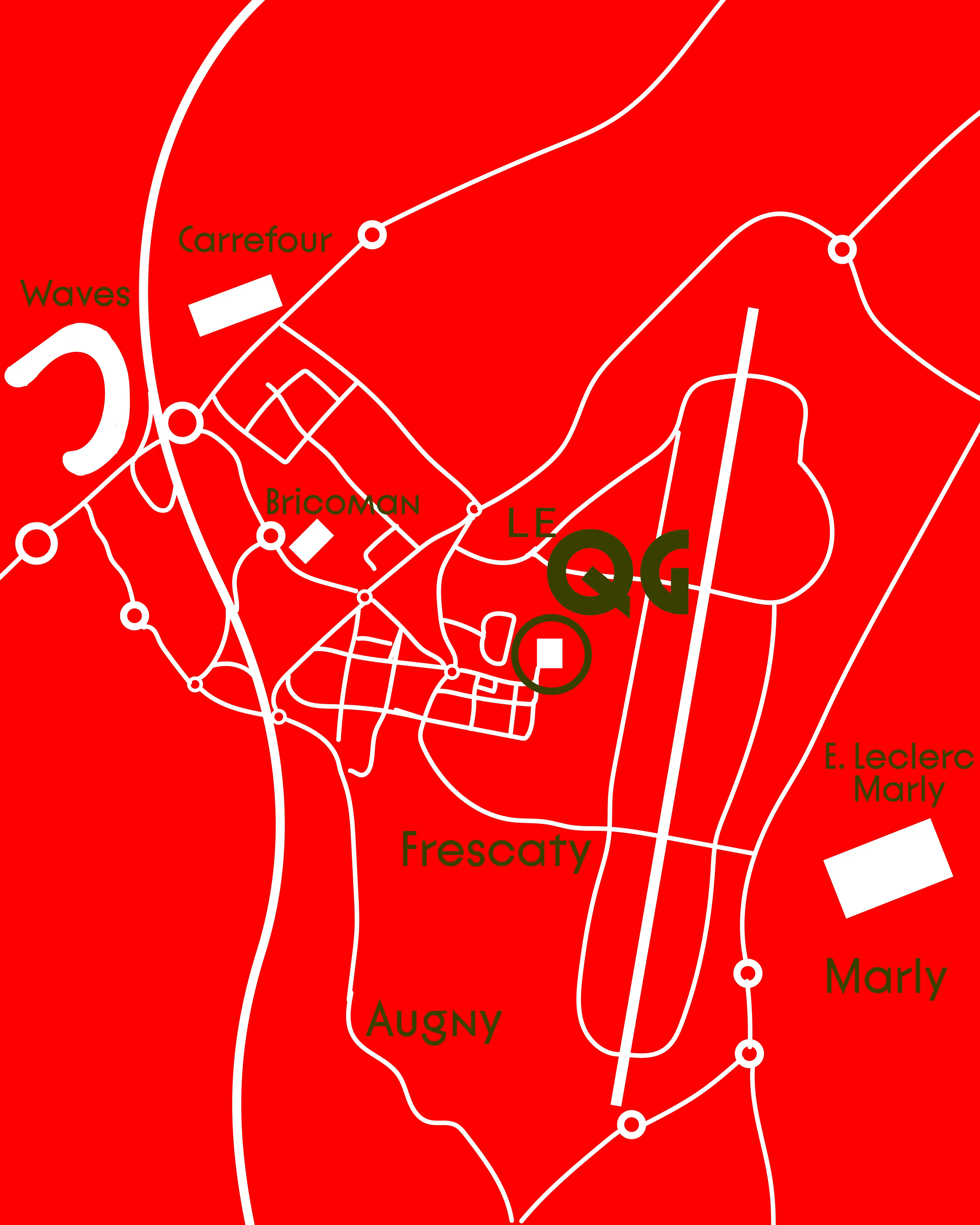 Comment venir au QG 4