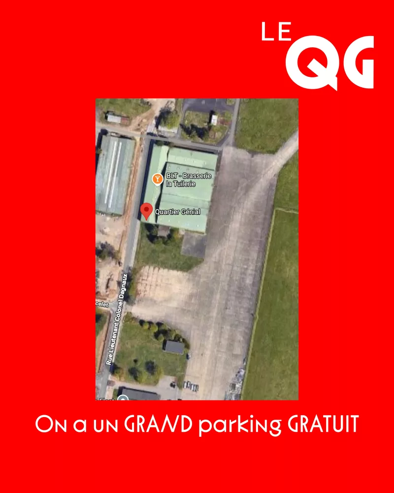 Grand parking gratuit